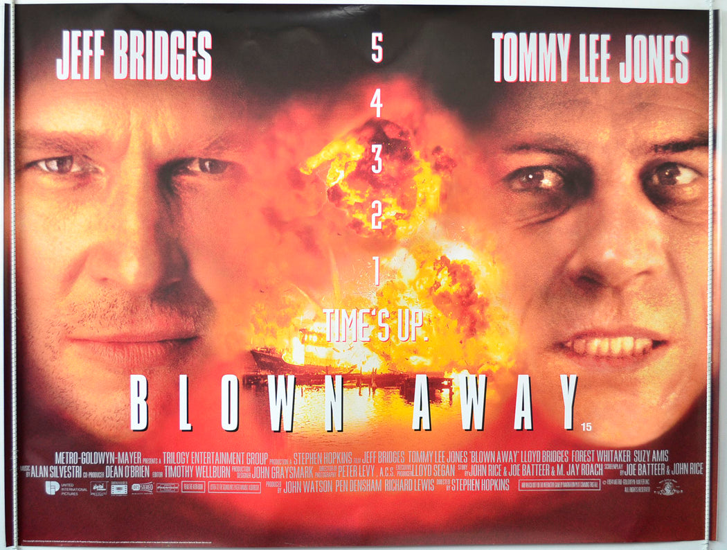 Blown Away Original British Quad Poster - Movie Poster