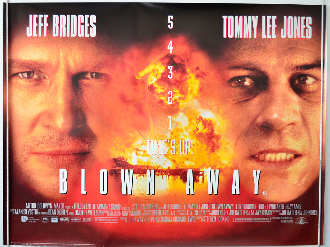 Blown Away Original British Quad Poster - Movie Poster