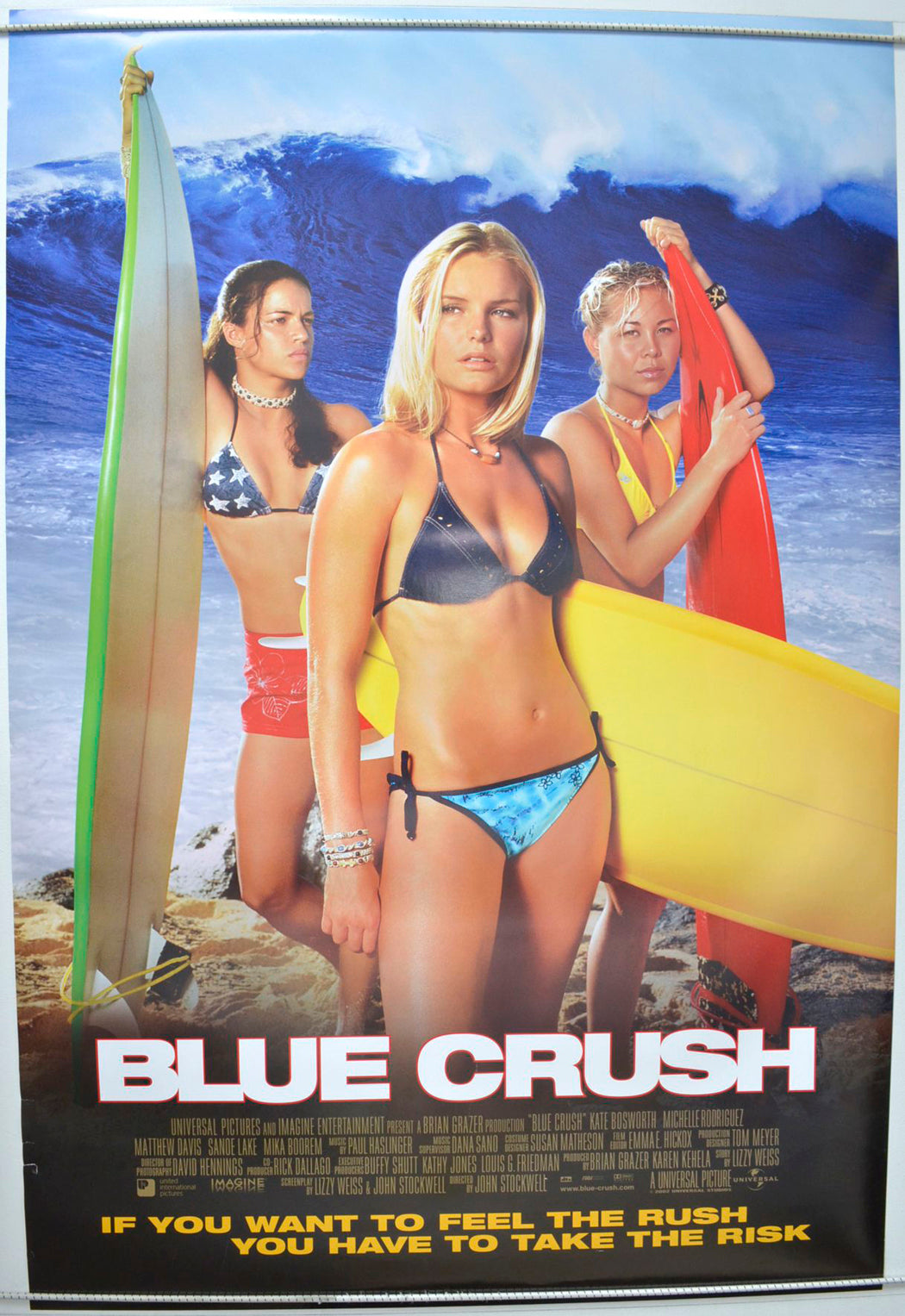 Blue Crush   Original One Sheet Poster - Movie Poster