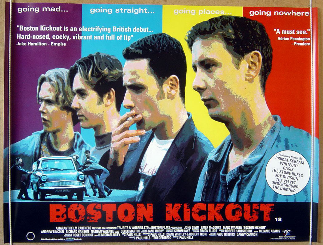 Boston Kickout  Original Quad Movie Poster  