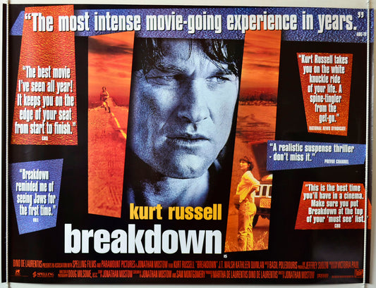 Breakdown Original British Quad Poster - Movie Poster