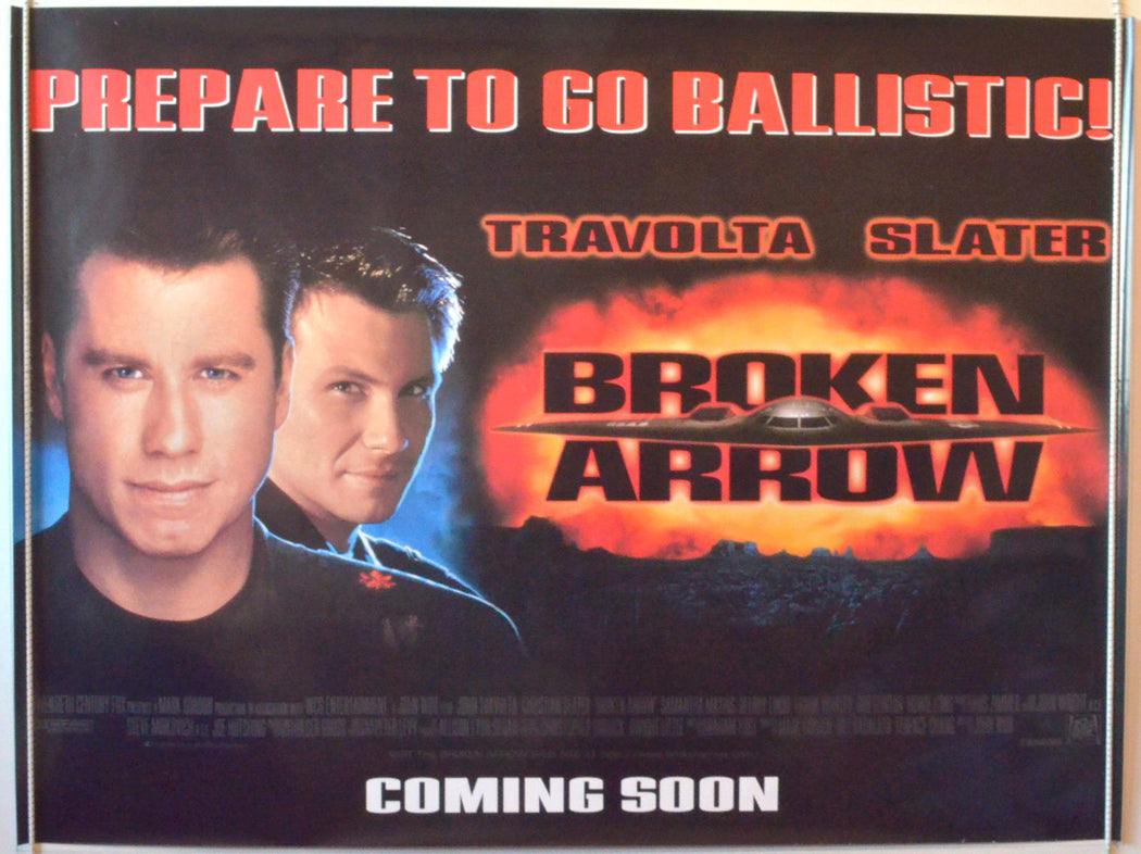 Broken Arrow  (Teaser Quad Poster)   Original British Quad Poster - Movie Poster