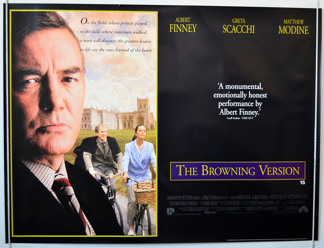 The Browning Version Original British Quad Poster - Movie Poster