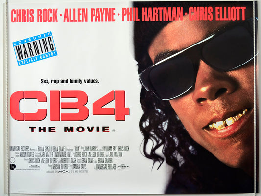 CB4 : The Movie   Original British Quad Poster - Movie Poster