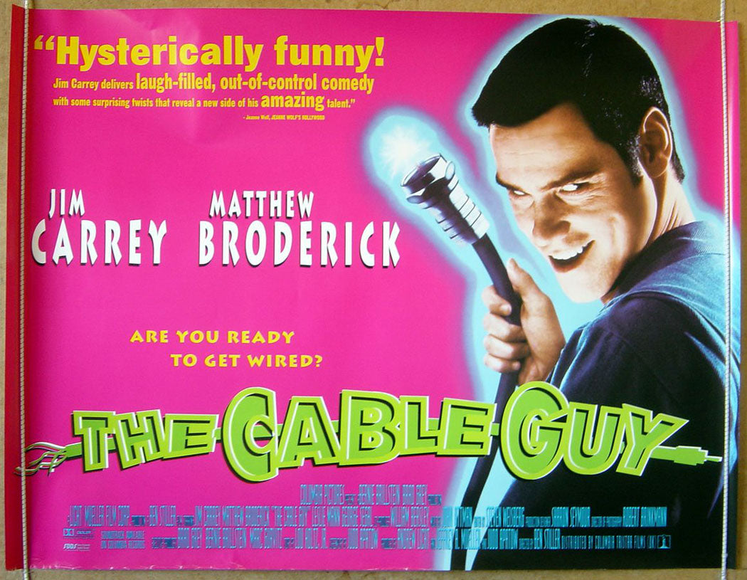 The Cable Guy  Original Quad Movie Poster  