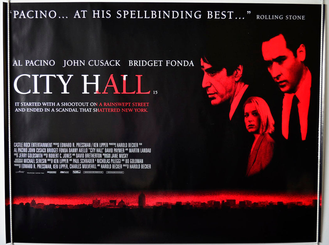 City Hall   Original British Quad Poster - Movie Poster