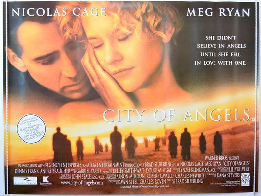 City Of Angels   Original British Quad Poster - Movie Poster