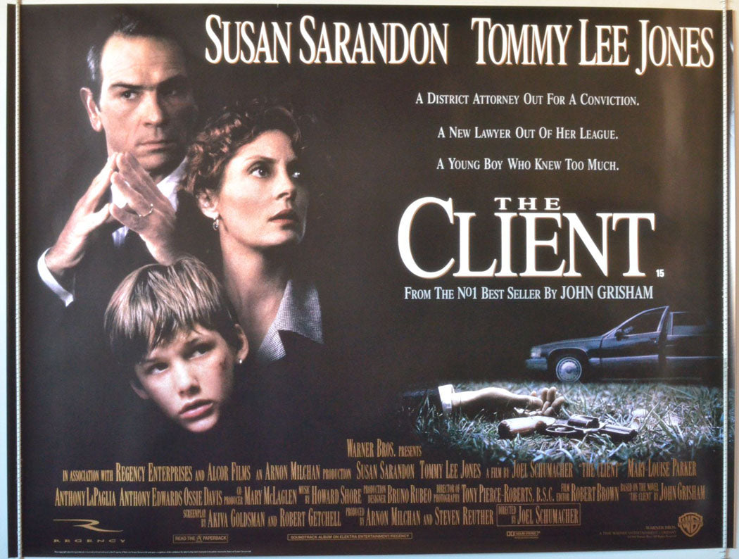 The Client  Original British Quad Poster - Movie Poster