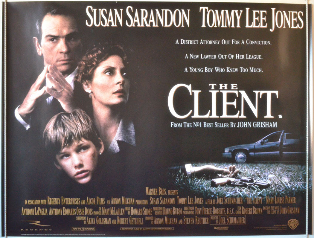 The Client  Original British Quad Poster - Movie Poster