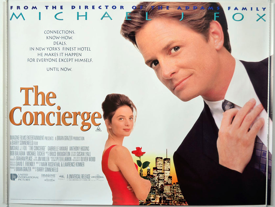 The Concierge   Original British Quad Poster - Movie Poster