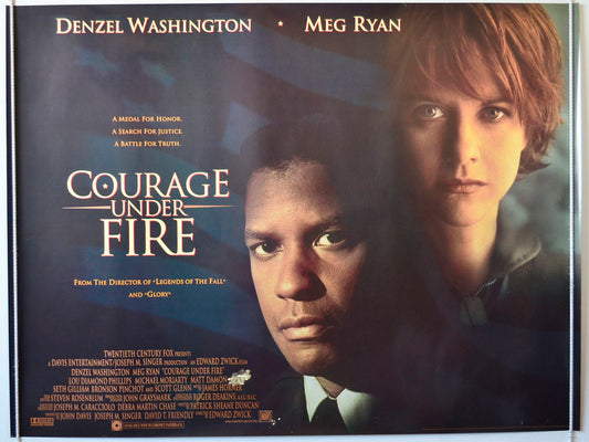 Courage Under Fire Original British Quad Poster - Movie Poster