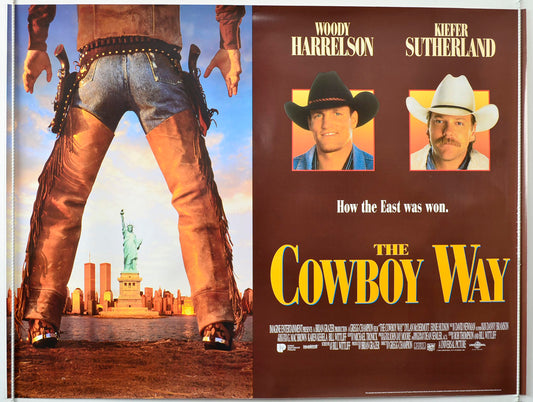 The Cowboy Way Original British Quad Poster - Movie Poster