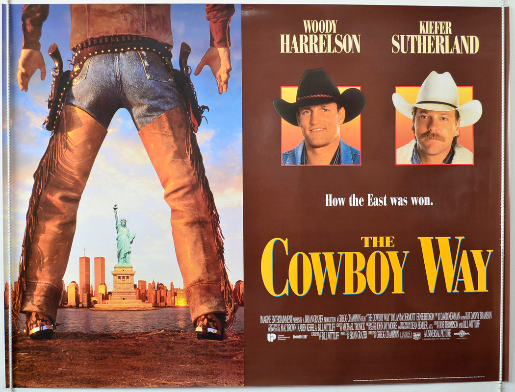 The Cowboy Way Original British Quad Poster - Movie Poster