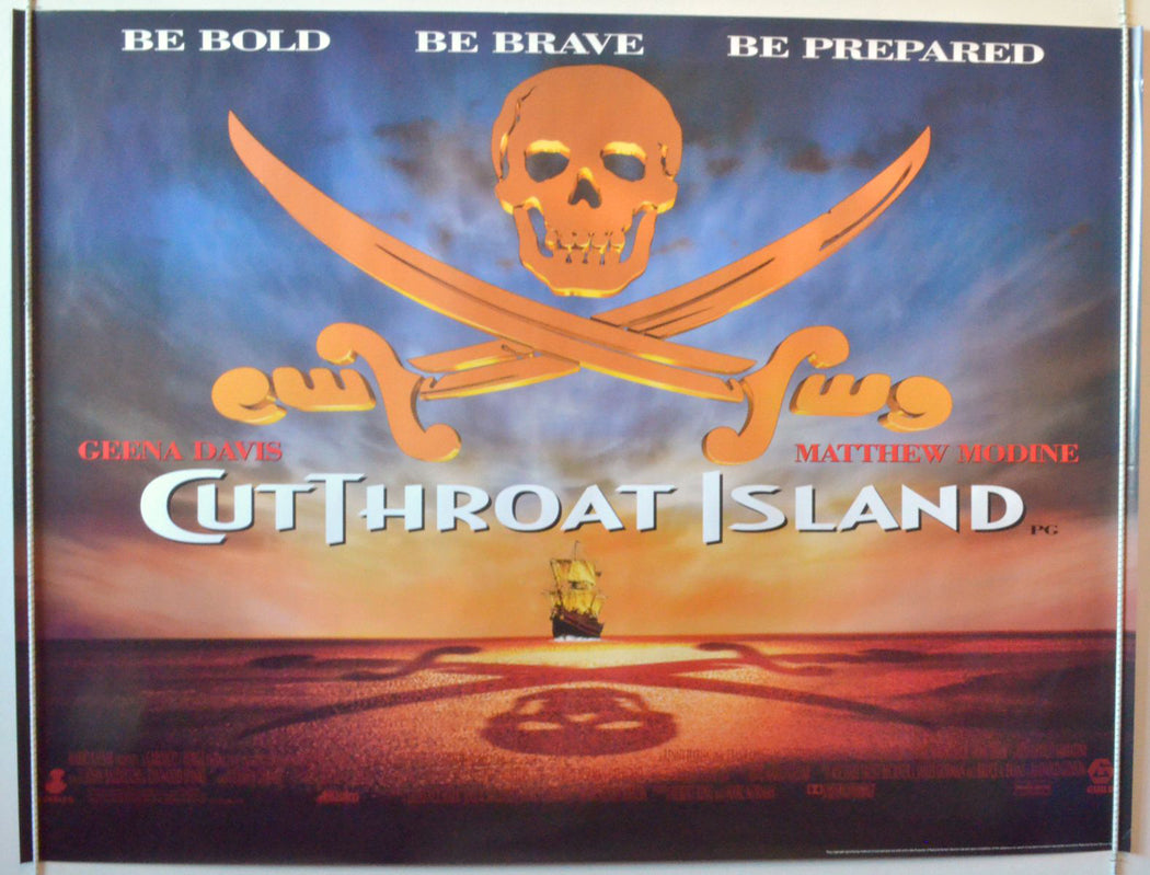 Cutthroat Island  (Teaser)   Original British Quad Poster - Movie Poster