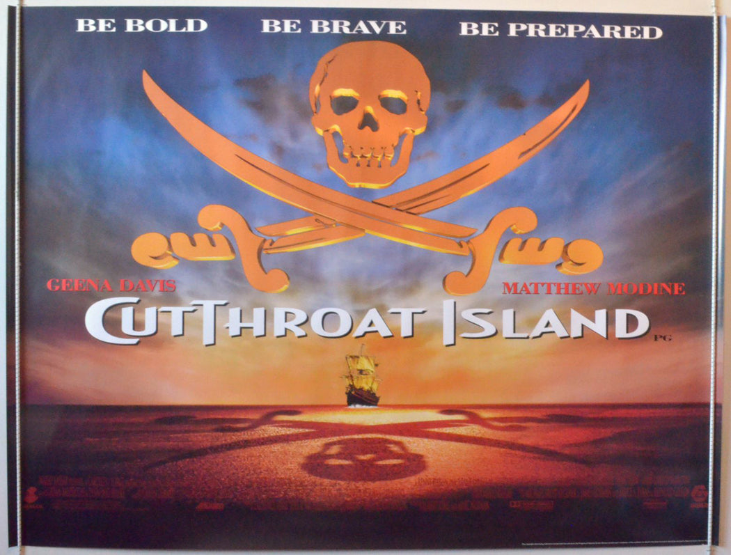 Cutthroat Island  (Teaser)   Original British Quad Poster - Movie Poster