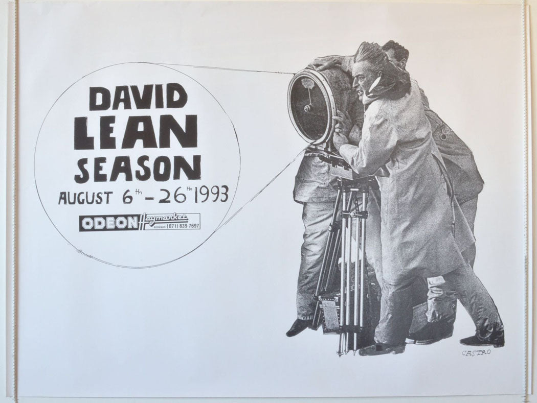 The David Lean Season   (At The Odeon Haymarket)  Original British Quad Poster - Movie Poster