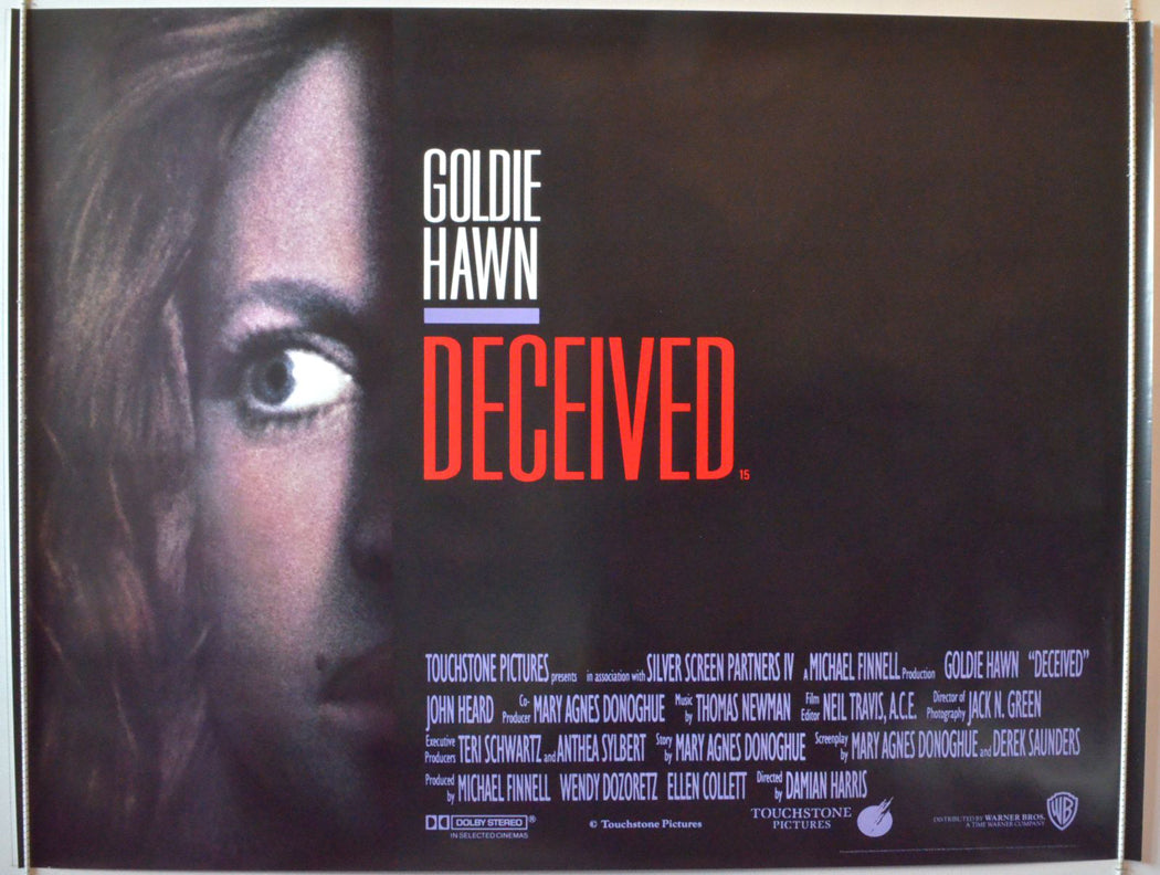 Deceived   Original British Quad Poster - Movie Poster