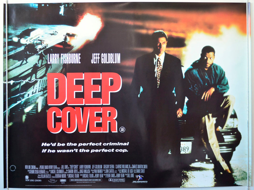 Deep Cover   Original British Quad Poster - Movie Poster