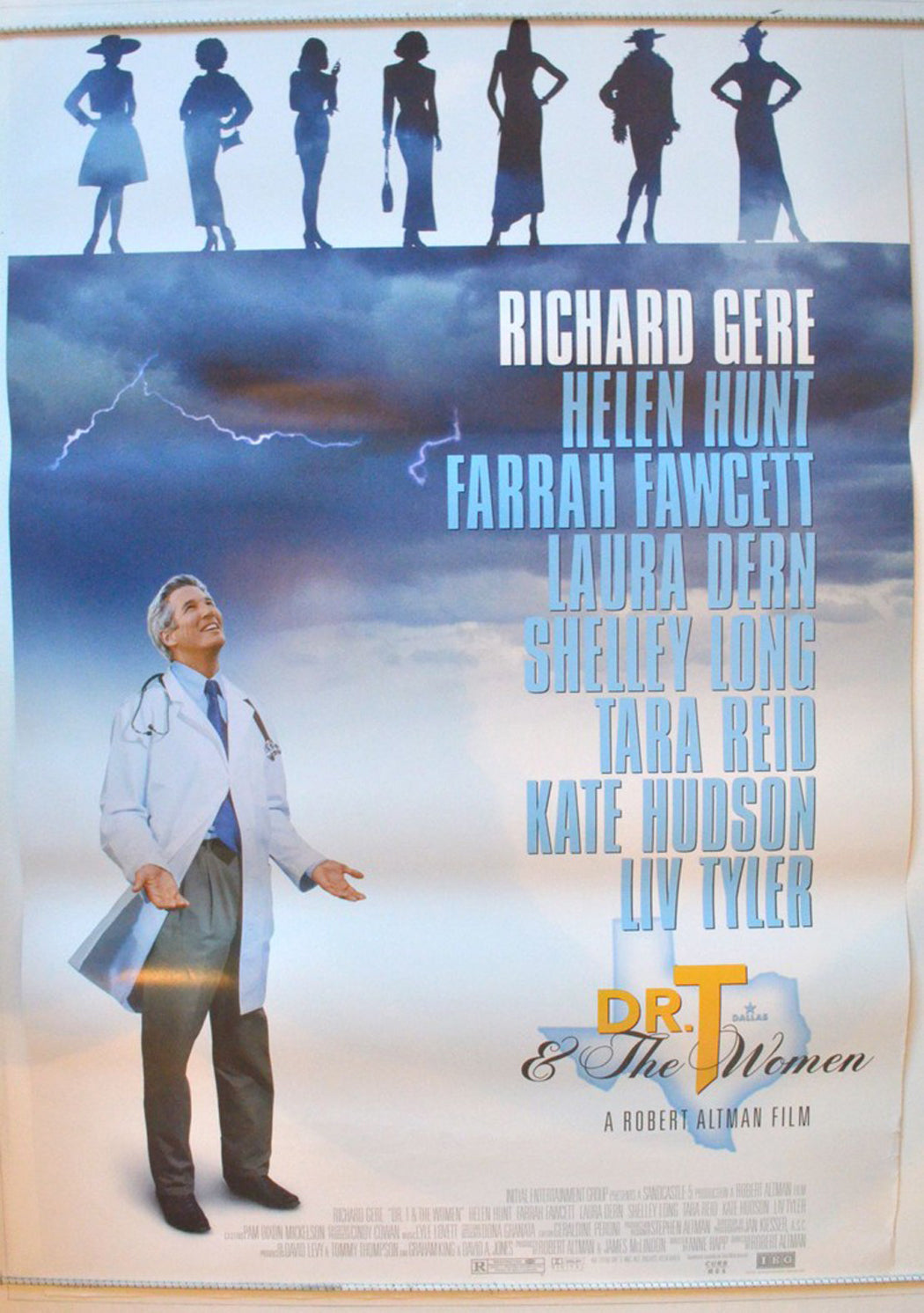 Dr. T. And The Women   Original One Sheet Poster - Movie Poster