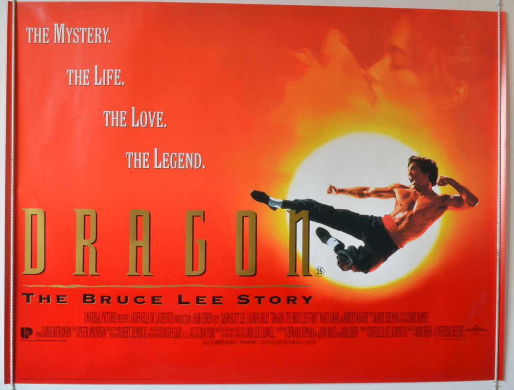 Dragon : The Bruce Lee Story  Original British Quad Poster - Movie Poster