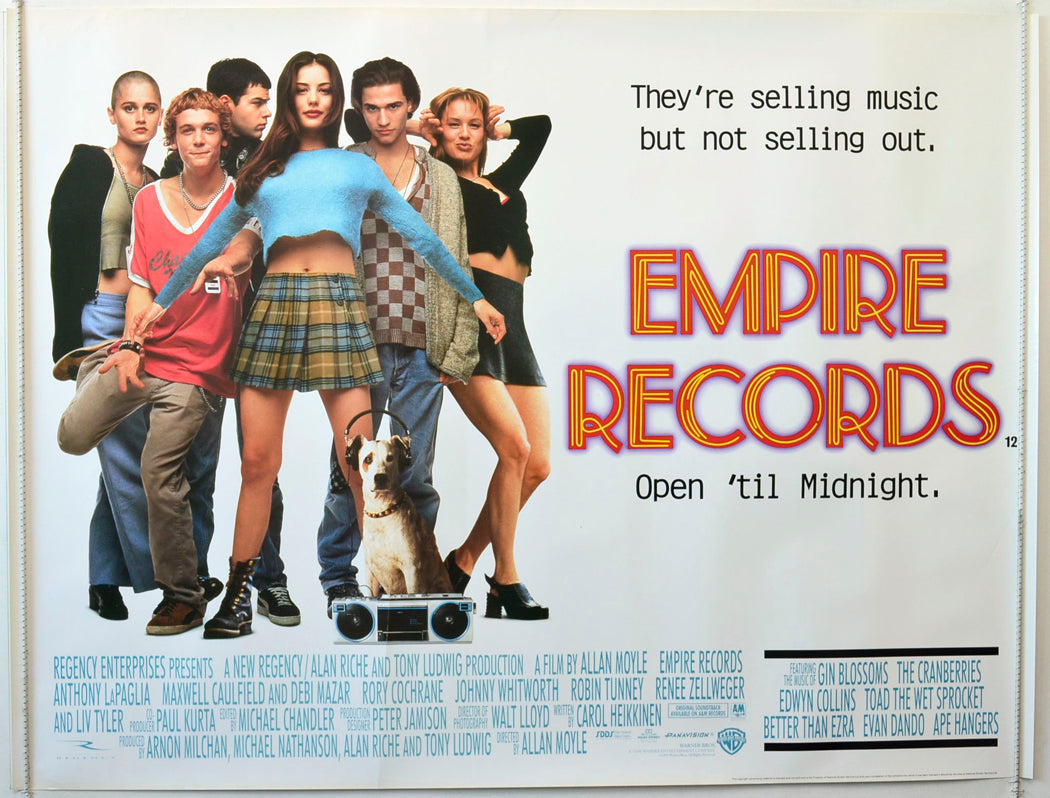 Empire Records Original British Quad Poster - Movie Poster