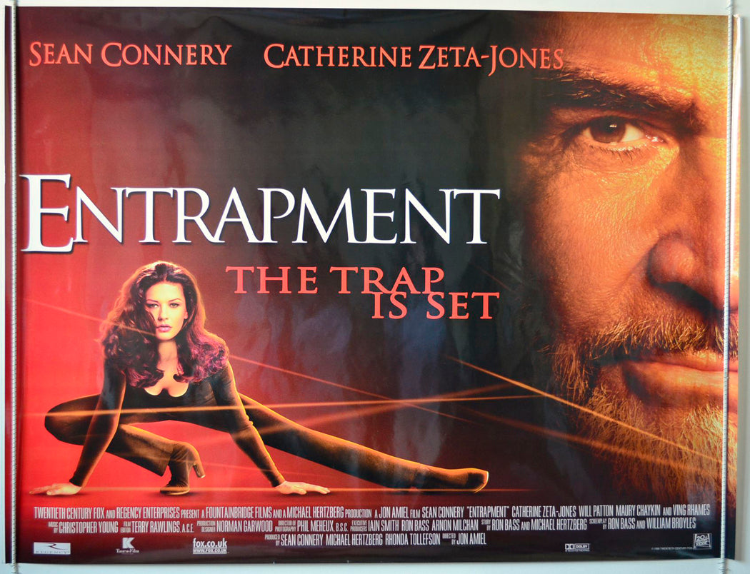 Entrapment   Original British Quad Poster - Movie Poster