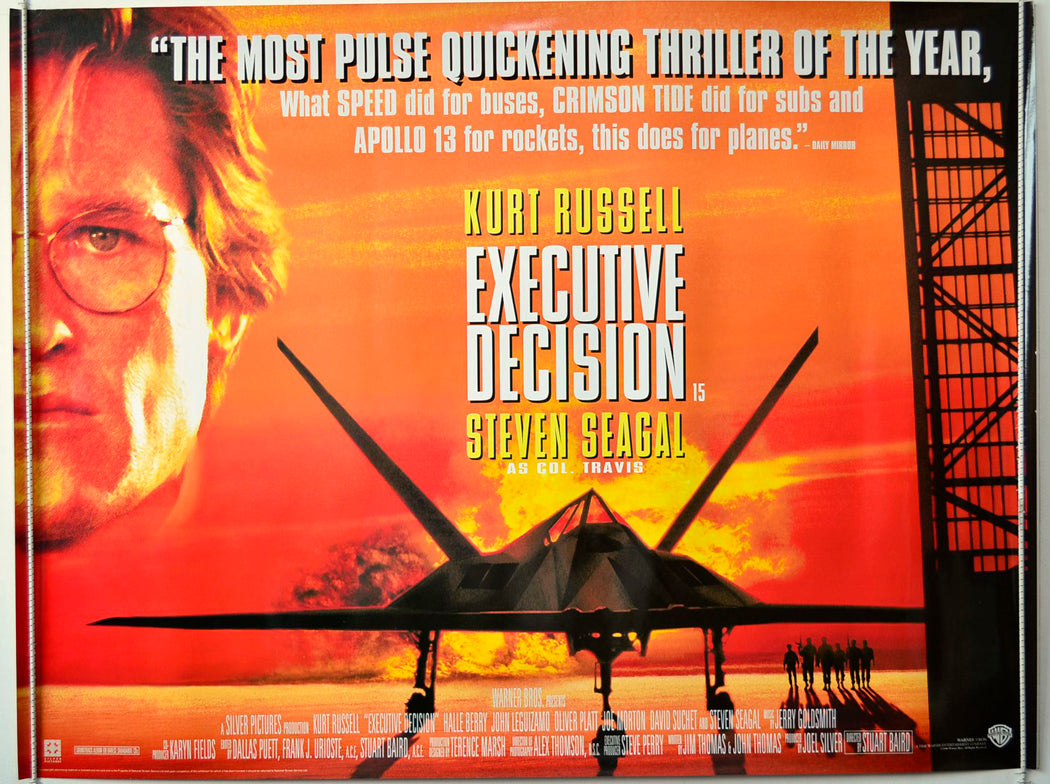 Executive Decision   Original British Quad Poster - Movie Poster