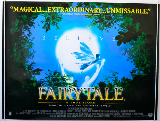 Fairytale : A True Story Original British Quad Poster - Movie Poster