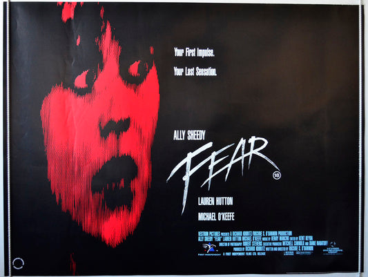 Fear   Original British Quad Poster - Movie Poster