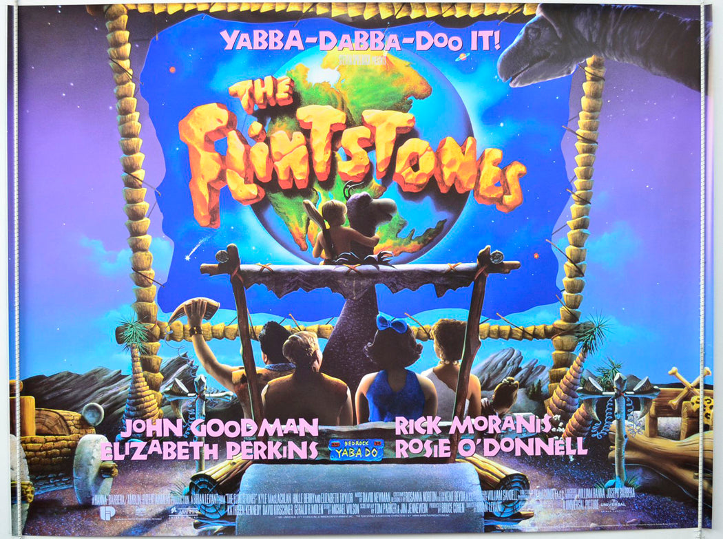 The Flintstones   Original British Quad Poster - Movie Poster