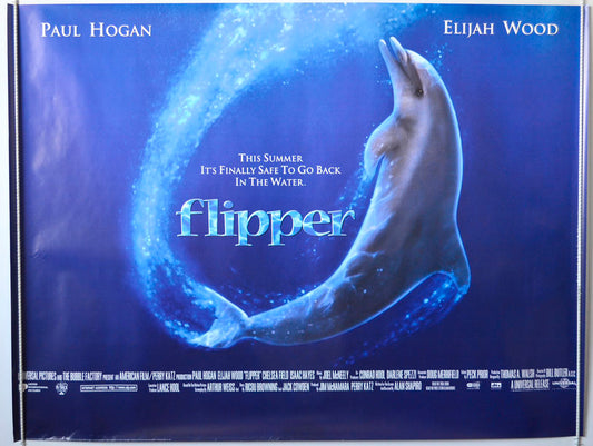 Flipper  (Teaser/Advance Version)   Original British Quad Poster - Movie Poster