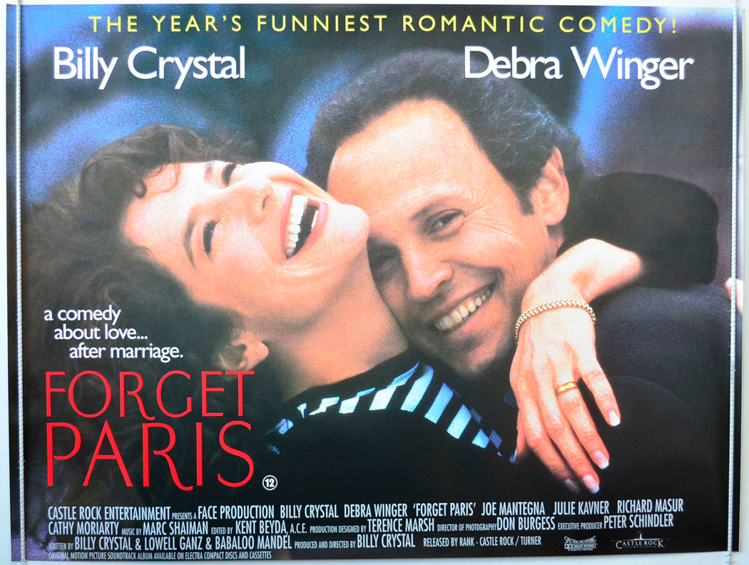 Forget Paris   Original British Quad Poster - Movie Poster