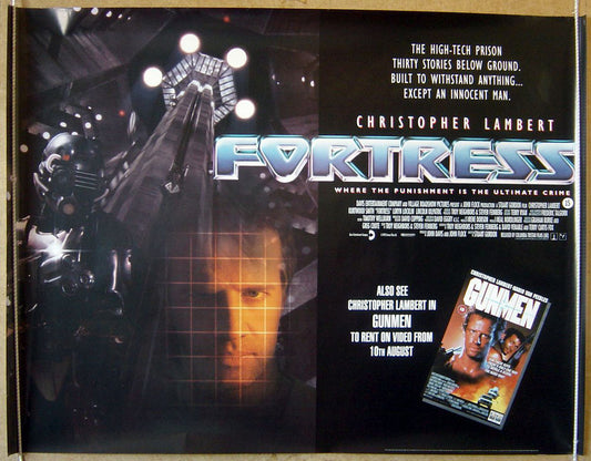 Fortress  Original Quad Movie Poster  