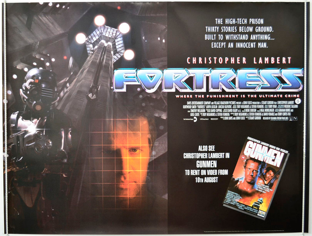 Fortress   Original British Quad Poster - Movie Poster