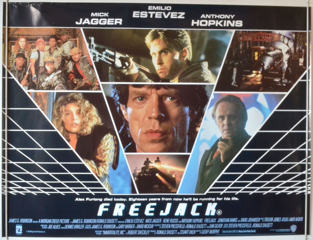 Freejack  Original British Quad Poster - Movie Poster