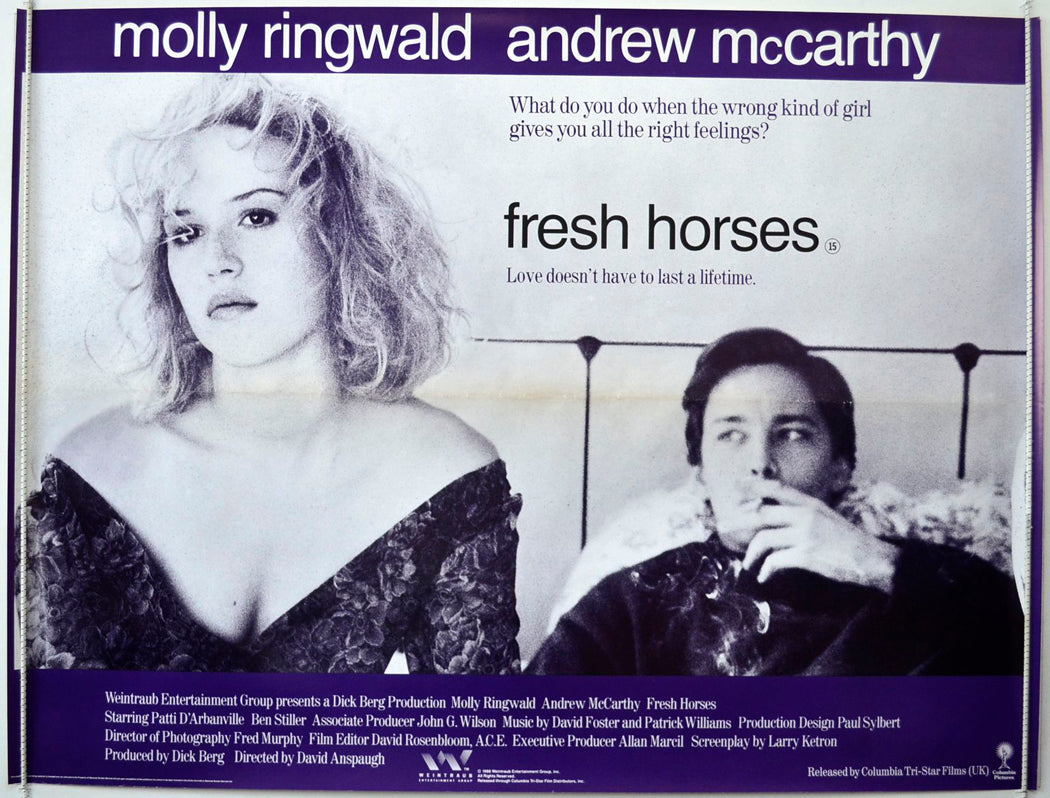 Fresh Horses   Original British Quad Poster - Movie Poster