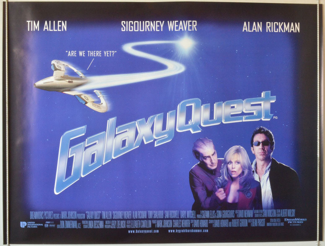 Galaxy Quest  Original British Quad Poster - Movie Poster