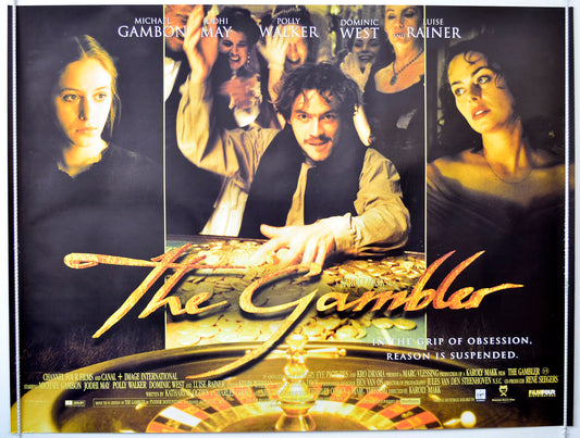 The Gambler Original British Quad Poster - Movie Poster