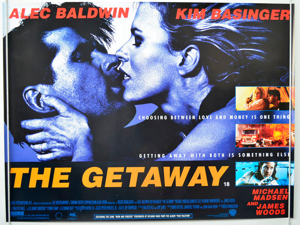 The Getaway   Original British Quad Poster - Movie Poster