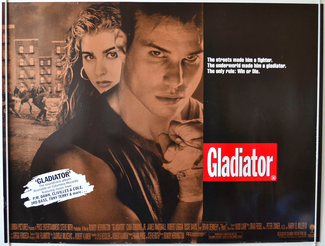 Gladiator Original British Quad Poster - Movie Poster