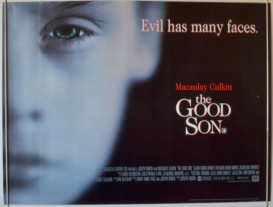 The Good Son  Original British Quad Poster - Movie Poster