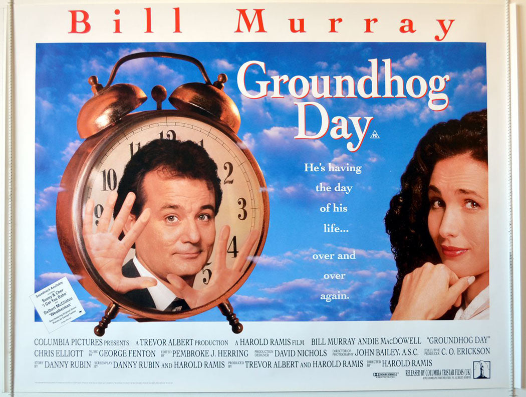 Groundhog Day  Original Quad Movie Poster  