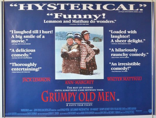 Grumpy Old Men  Original British Quad Poster - Movie Poster