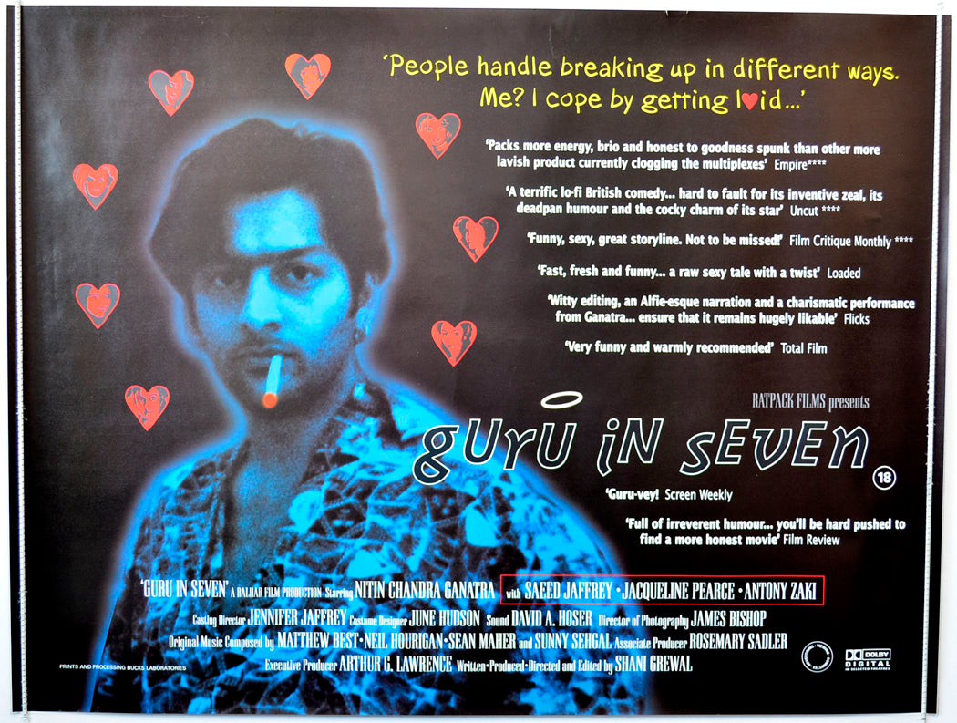 Guru In Seven   Original British Quad Poster - Movie Poster