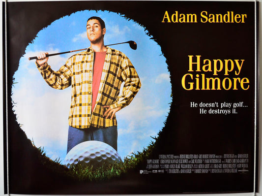 Happy Gilmore   Original British Quad Poster - Movie Poster