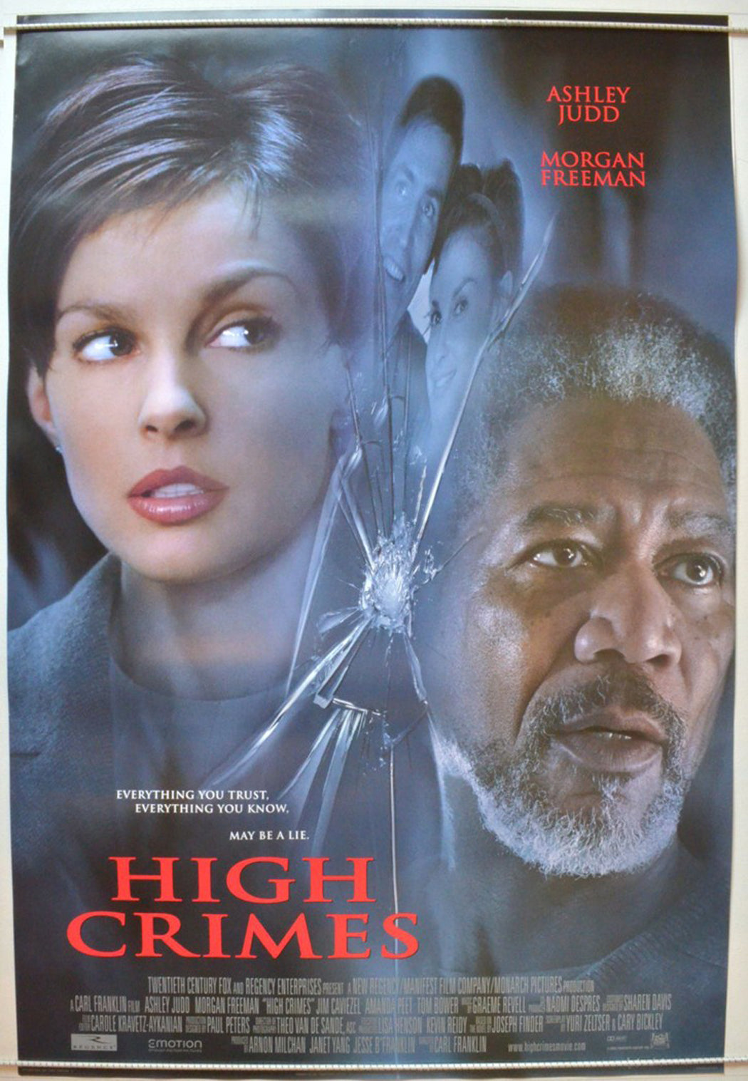 High Crimes   Original One Sheet Poster - Movie Poster