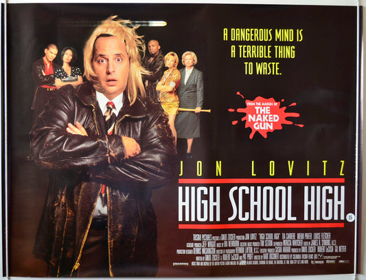 High School High Original British Quad Poster - Movie Poster