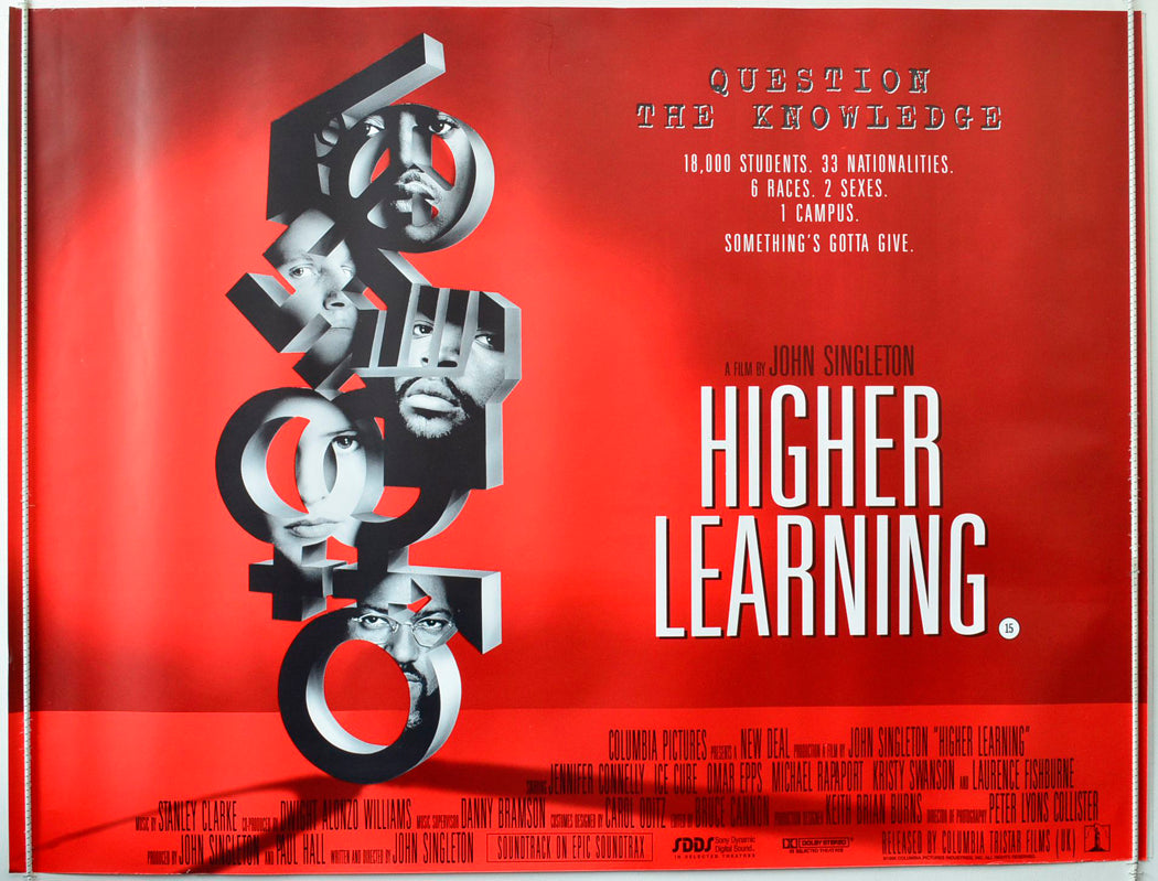 Higher Learning Original British Quad Poster - Movie Poster