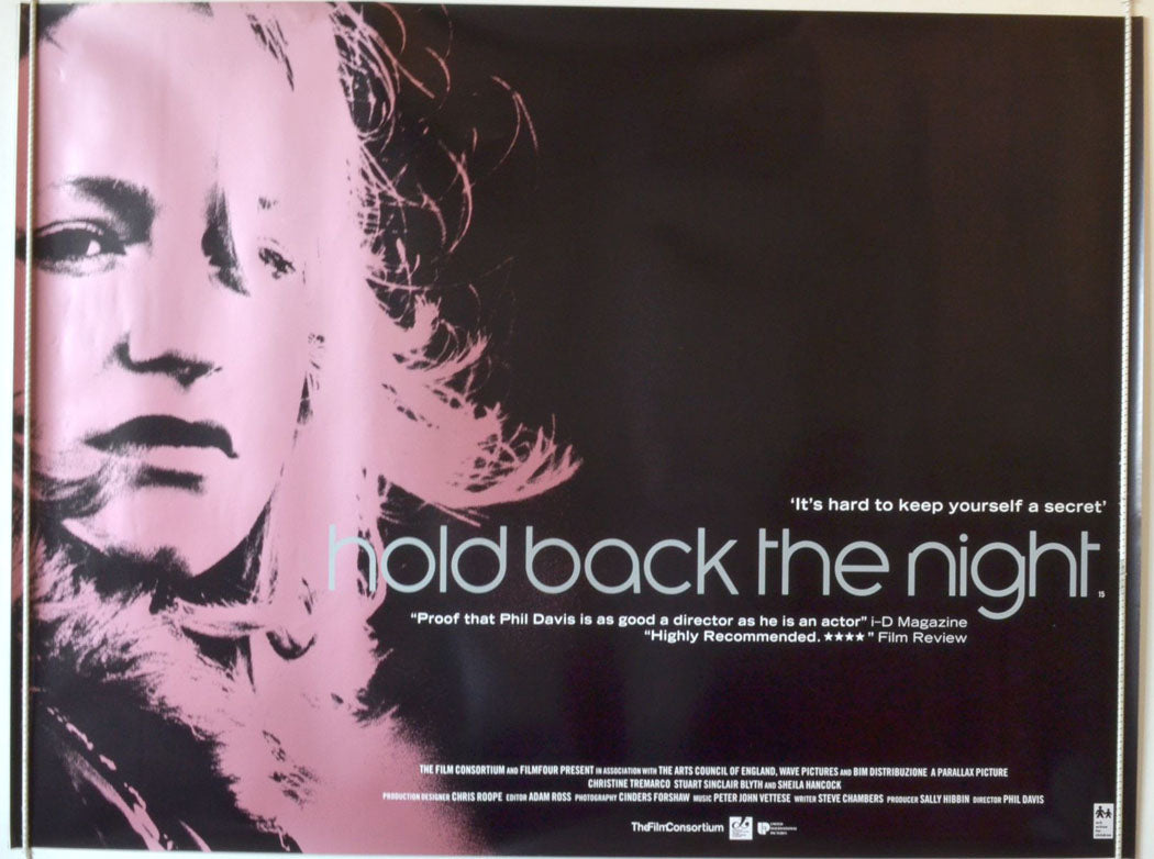 Hold Back The Night  Original British Quad Poster - Movie Poster