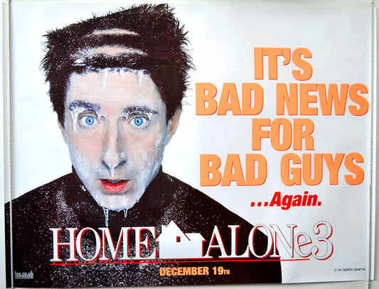 Home Alone 3   (Teaser / Advance Version 1)  Original British Quad Poster - Movie Poster